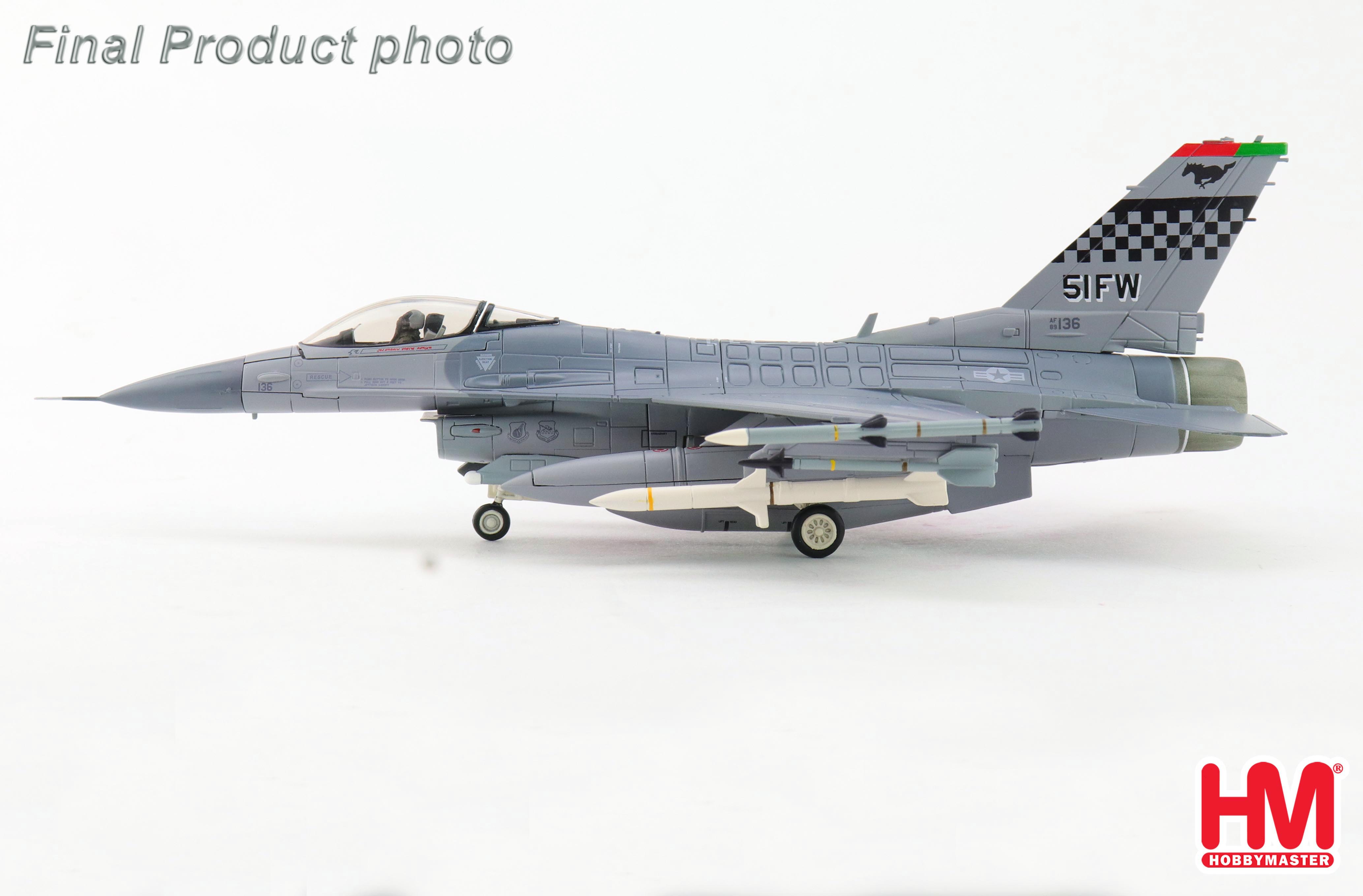 【開封済美品】HOBBY MASTER F-16 Fighting Falcon F-16C Fighting Falcon 89-2136, 51st FW Flagship, Osan 2019